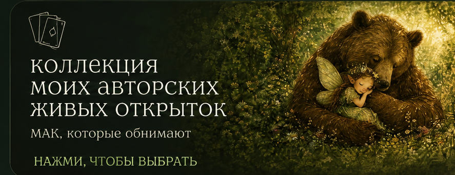 Коллекция авторских живых открыток