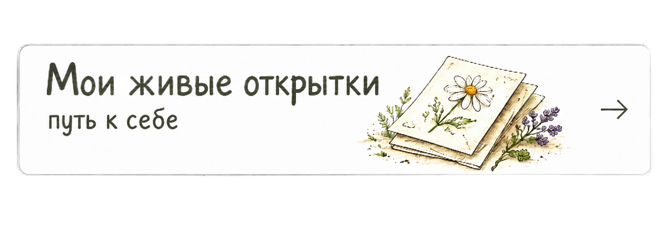 Мои живые открытки — путь к себе
